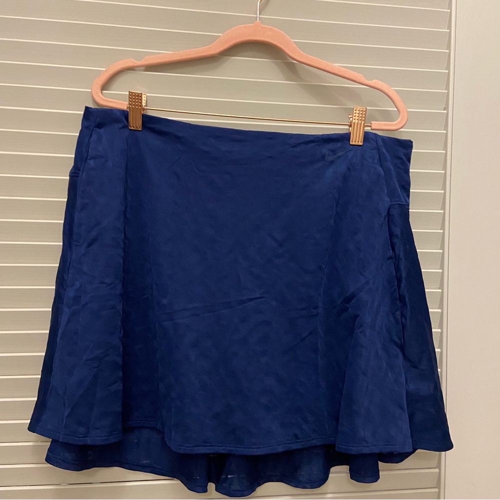 Nike Blue Flared Skirt